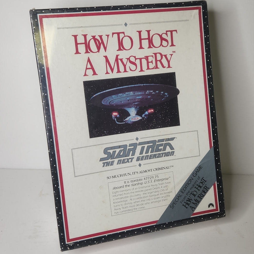 Star Trek The Next Generation How To Host A Mystery Special Edition NEW